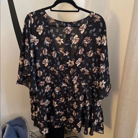 TORRID BABYDOLL BLOUSE 3x - Picture 5 of 7